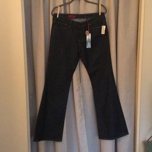 NWT Adriano Goldschmied dark blue flare jeans